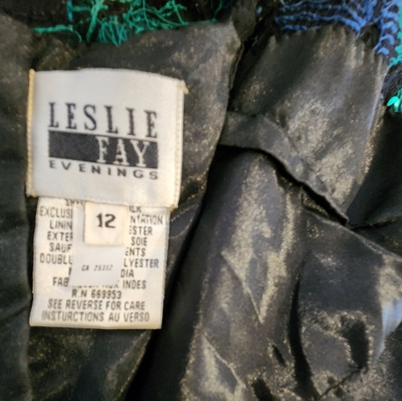 COPY - Vintage Rare Find Sequins and Beaded Black Dress with Beautiful Blue Seq… - Picture 10 of 11